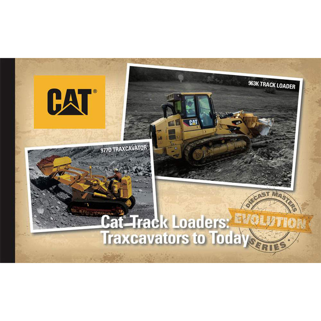 Booklet Cover Included with Diecast Masters Evolution Series Caterpillar Track Loaders