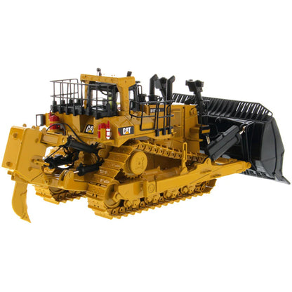 Model of a Caterpillar D11T CD Track-Type Carrydozer with Rear Ripper on a White Background