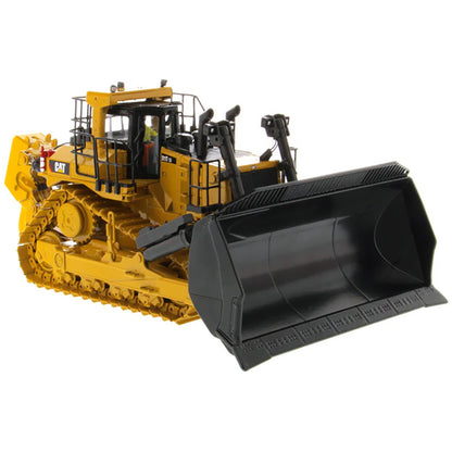 Model of a Caterpillar D11T CD Track-Type Carrydozer with Rear Ripper on a White Background