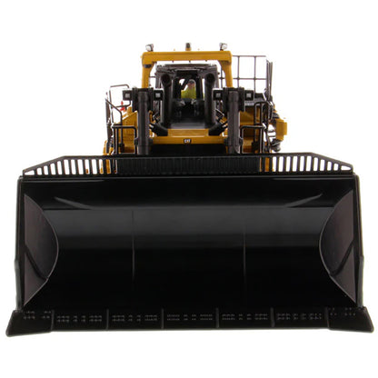 Model of a Caterpillar D11T CD Track-Type Carrydozer with Rear Ripper on a White Background