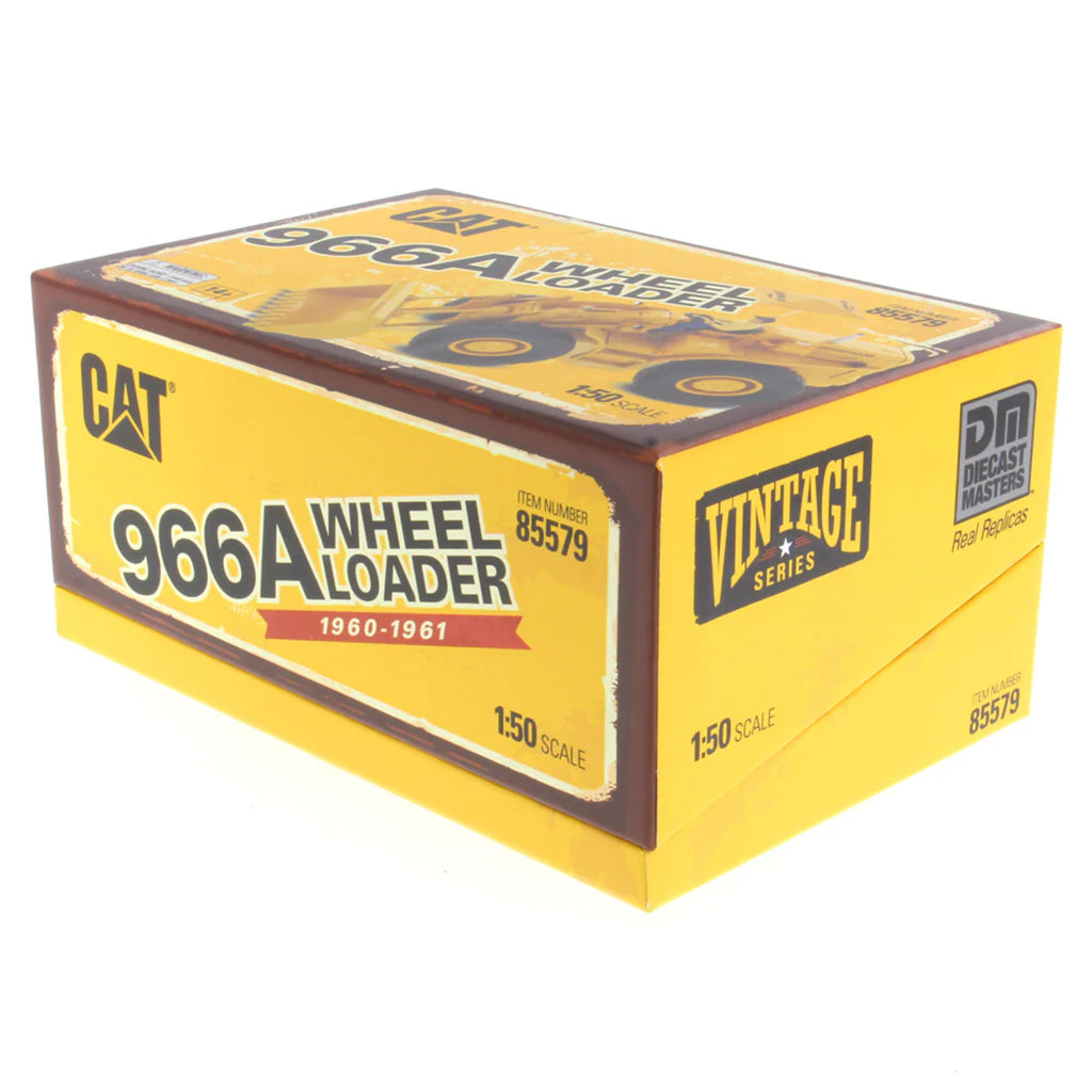 Box for a Caterpillar 966A Wheel Loader model on a white background