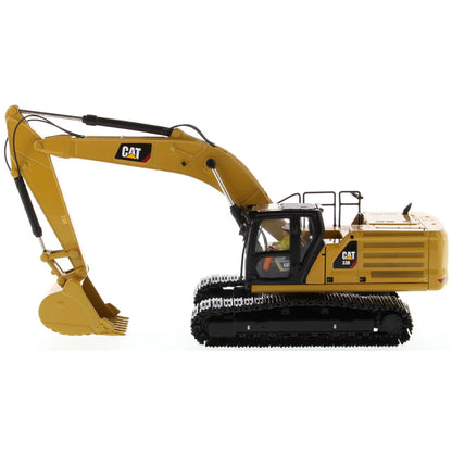 Model of a Next Generation Caterpillar 336 Hydraulic Excavator on a White Background