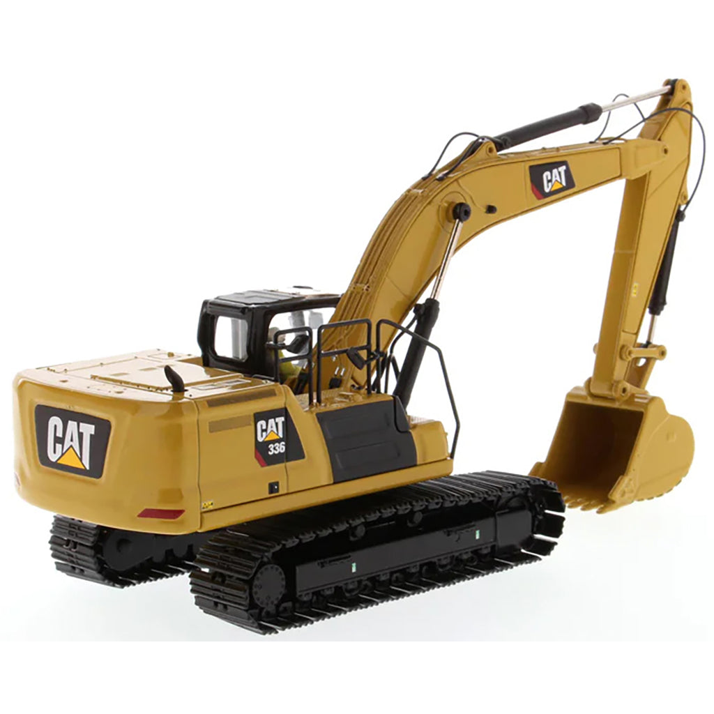 Model of a Next Generation Caterpillar 336 Hydraulic Excavator on a White Background