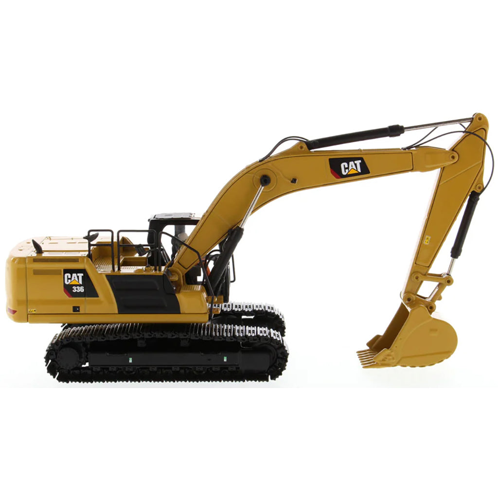 Model of a Next Generation Caterpillar 336 Hydraulic Excavator on a White Background