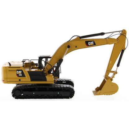 Model of a Next Generation Caterpillar 336 Hydraulic Excavator on a White Background