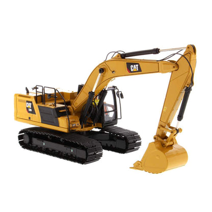 Model of a Next Generation Caterpillar 336 Hydraulic Excavator on a White Background