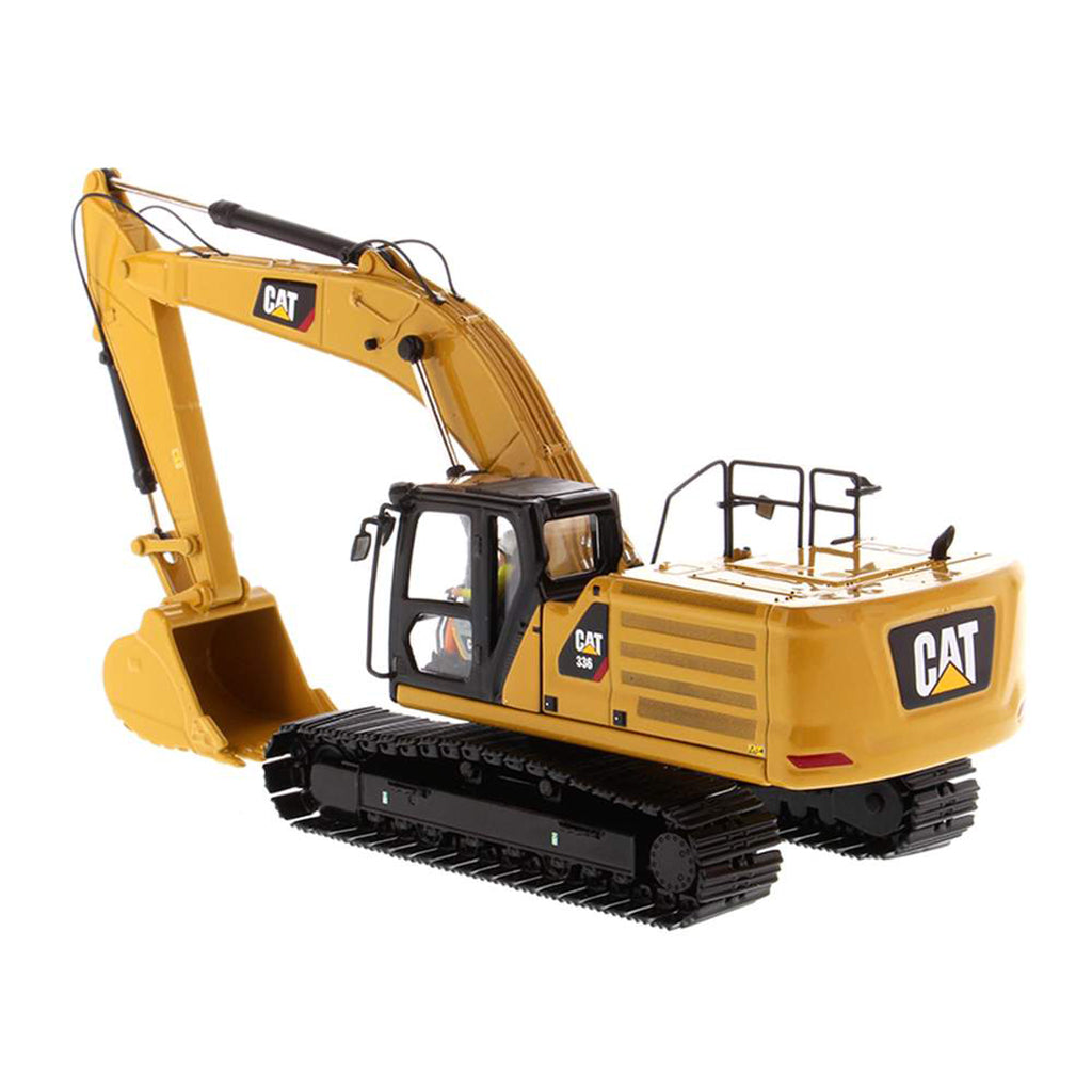 Model of a Next Generation Caterpillar 336 Hydraulic Excavator on a White Background