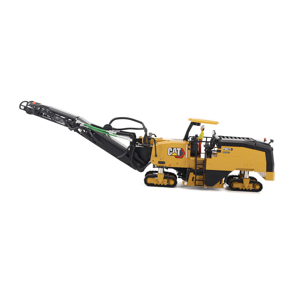 Model of a Caterpillar PM622 Cold Planer on a White Background