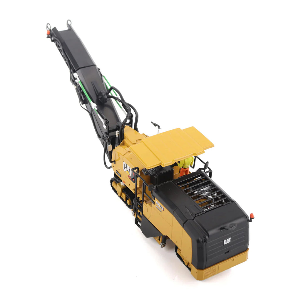 Model of a Caterpillar PM622 Cold Planer on a White Background