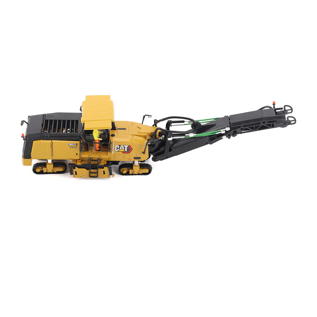 Model of a Caterpillar PM622 Cold Planer on a White Background