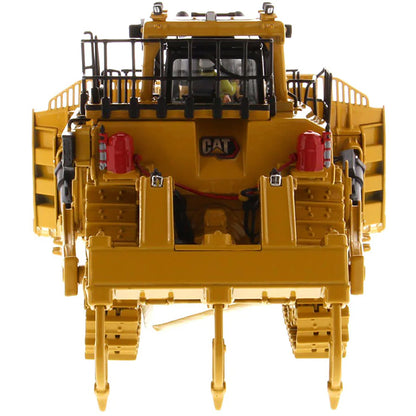Model of a Caterpillar D11 Track-Type Dozer with Rear Ripper - TNK Design on a White Background