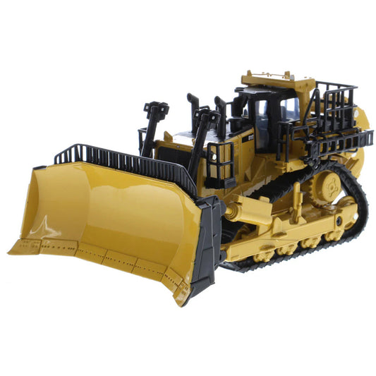 Model of a Caterpillar D11 Track-Type Dozer with Rear Ripper & 2 Blades - JEL Design on a White Background