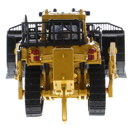 Model of a Caterpillar D11 Track-Type Dozer with Rear Ripper & 2 Blades - JEL Design on a White Background