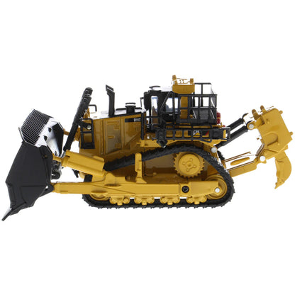 Model of a Caterpillar D11 Track-Type Dozer with Rear Ripper & 2 Blades - JEL Design on a White Background