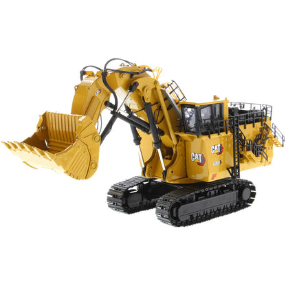 Model of a Caterpillar 6060F Front Shovel Mining Excavator on a White Background