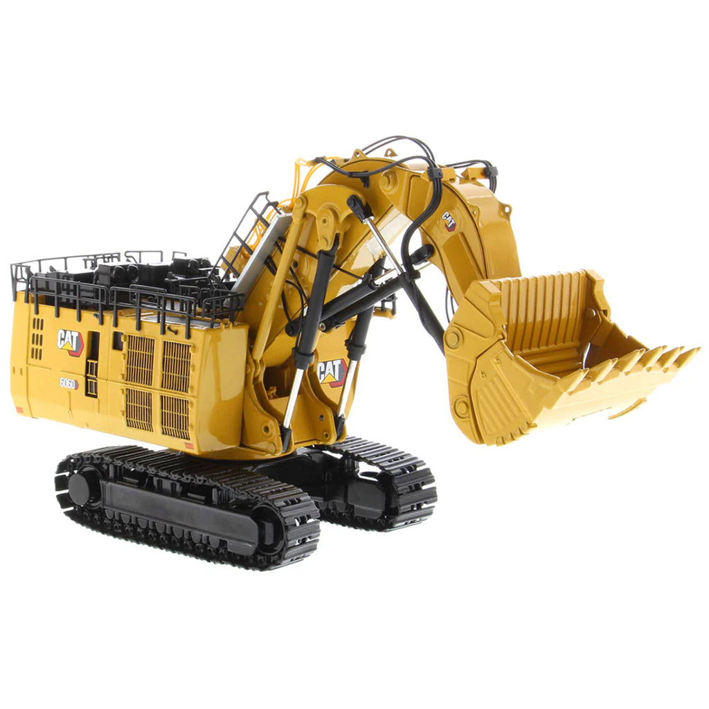 Model of a Caterpillar 6060F Front Shovel Mining Excavator on a White Background