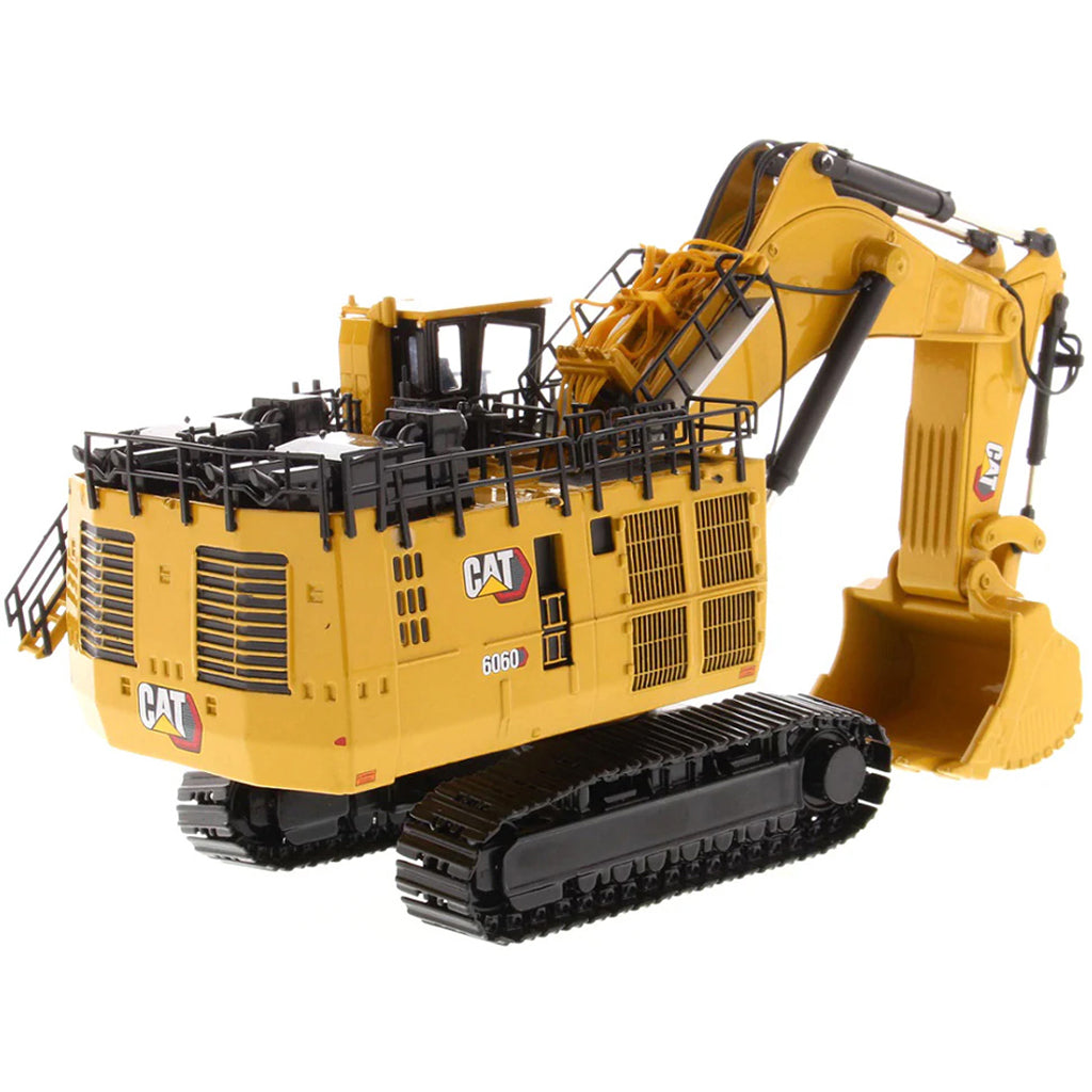Model of a Caterpillar 6060 Mining Excavator on a White Background