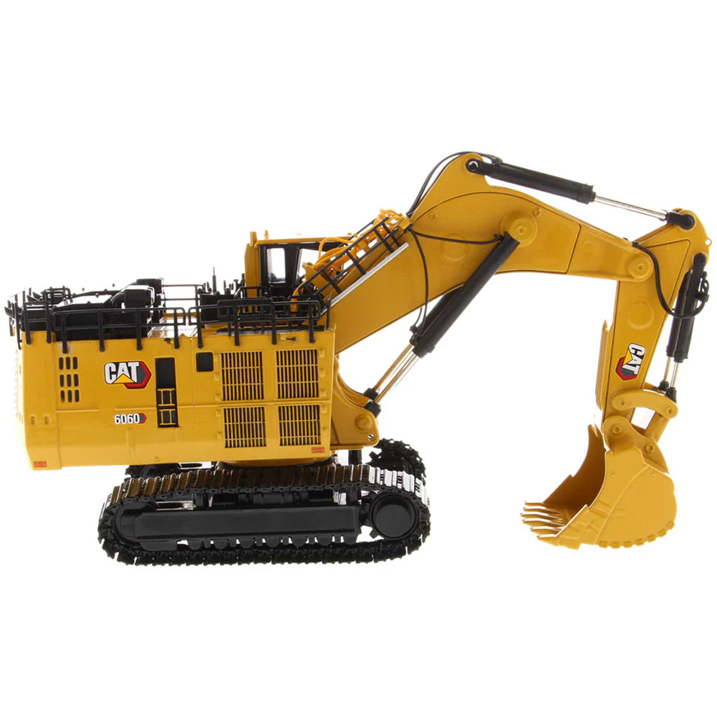 Model of a Caterpillar 6060 Mining Excavator on a White Background