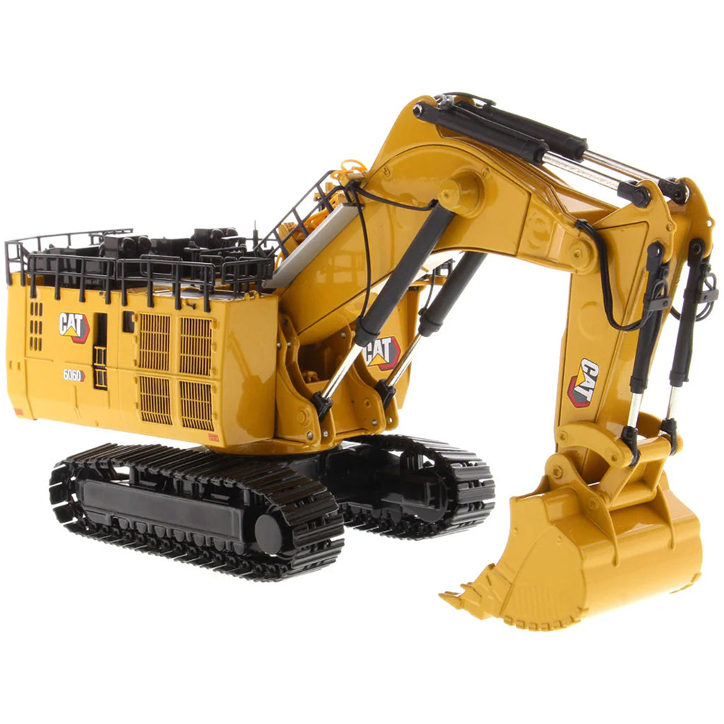 Model of a Caterpillar 6060 Mining Excavator on a White Background