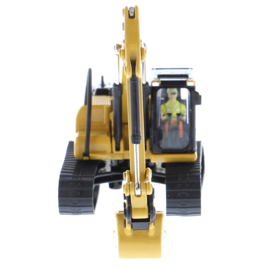 Model of a Caterpillar 320D L Hydraulic Excavator on a White Background