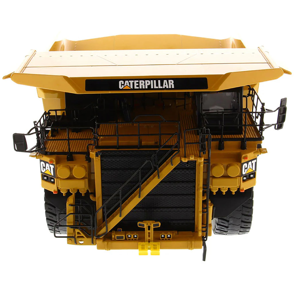 Model of a Caterpillar 797F Tier 4 Mining Dump Truck on a White Background