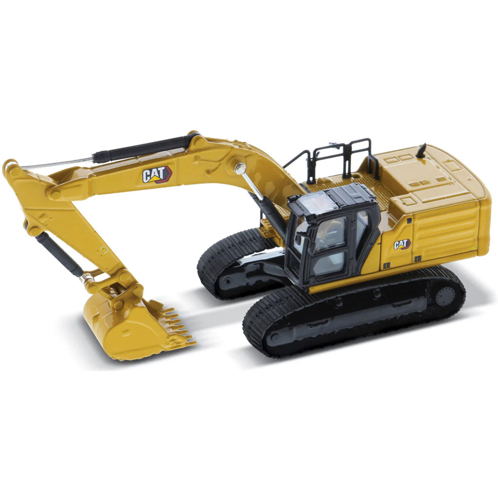 Model of a Caterpillar 336 Hydraulic Excavator on a White Background