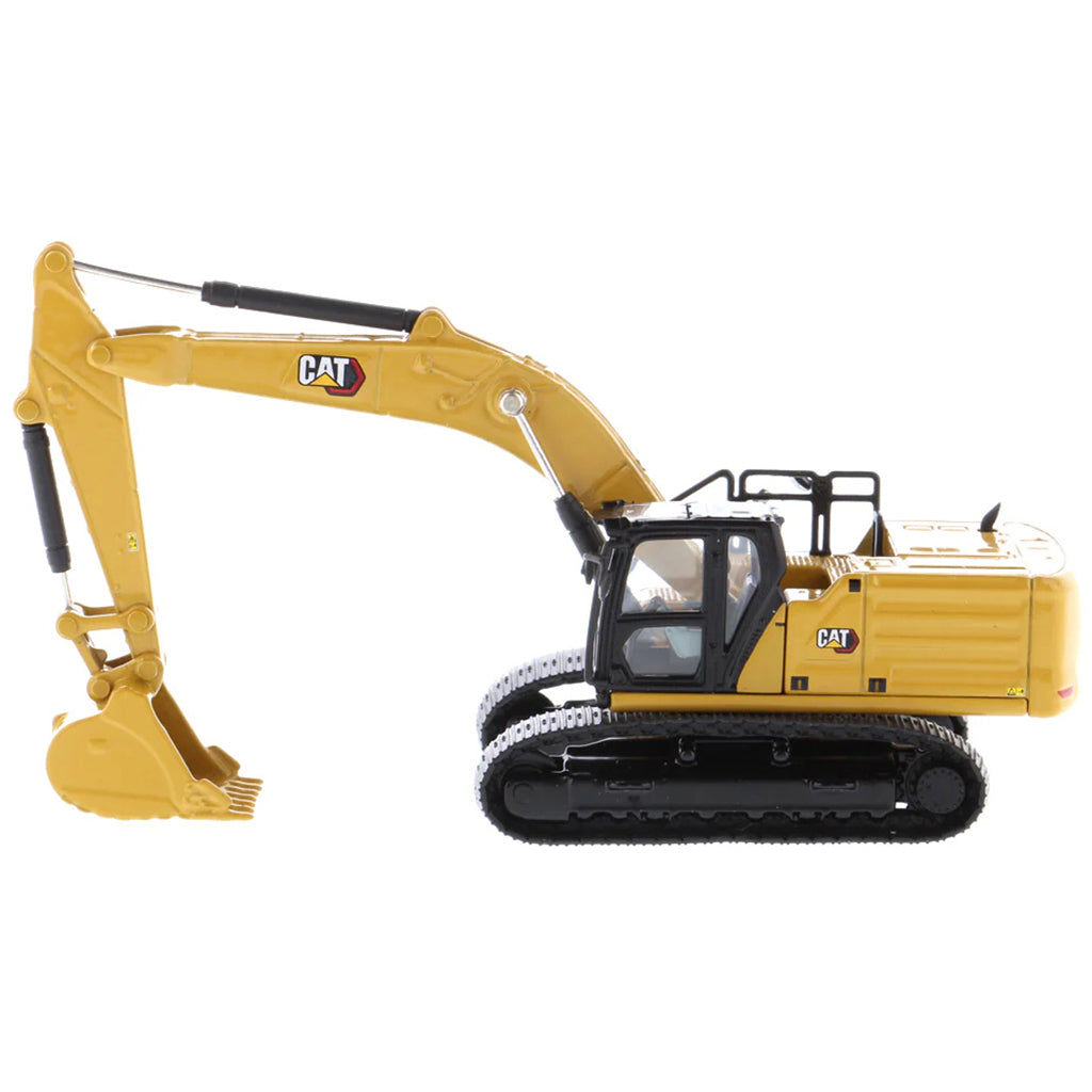 Model of a Caterpillar 336 Hydraulic Excavator on a White Background