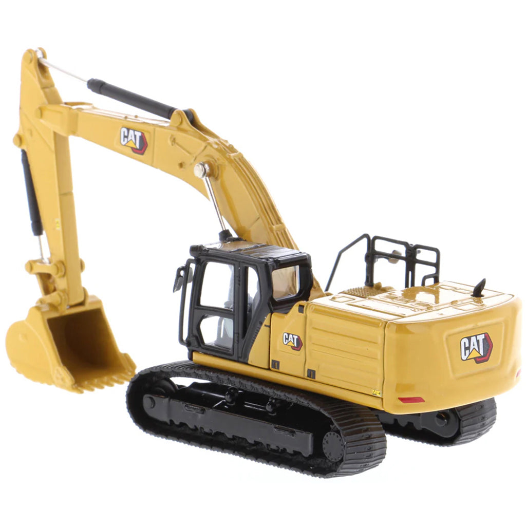 Model of a Caterpillar 336 Hydraulic Excavator on a White Background