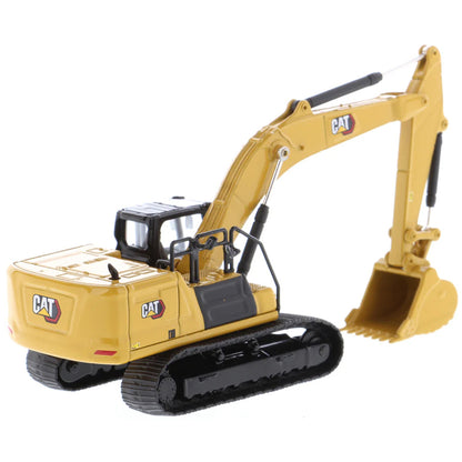 Model of a Caterpillar 336 Hydraulic Excavator on a White Background