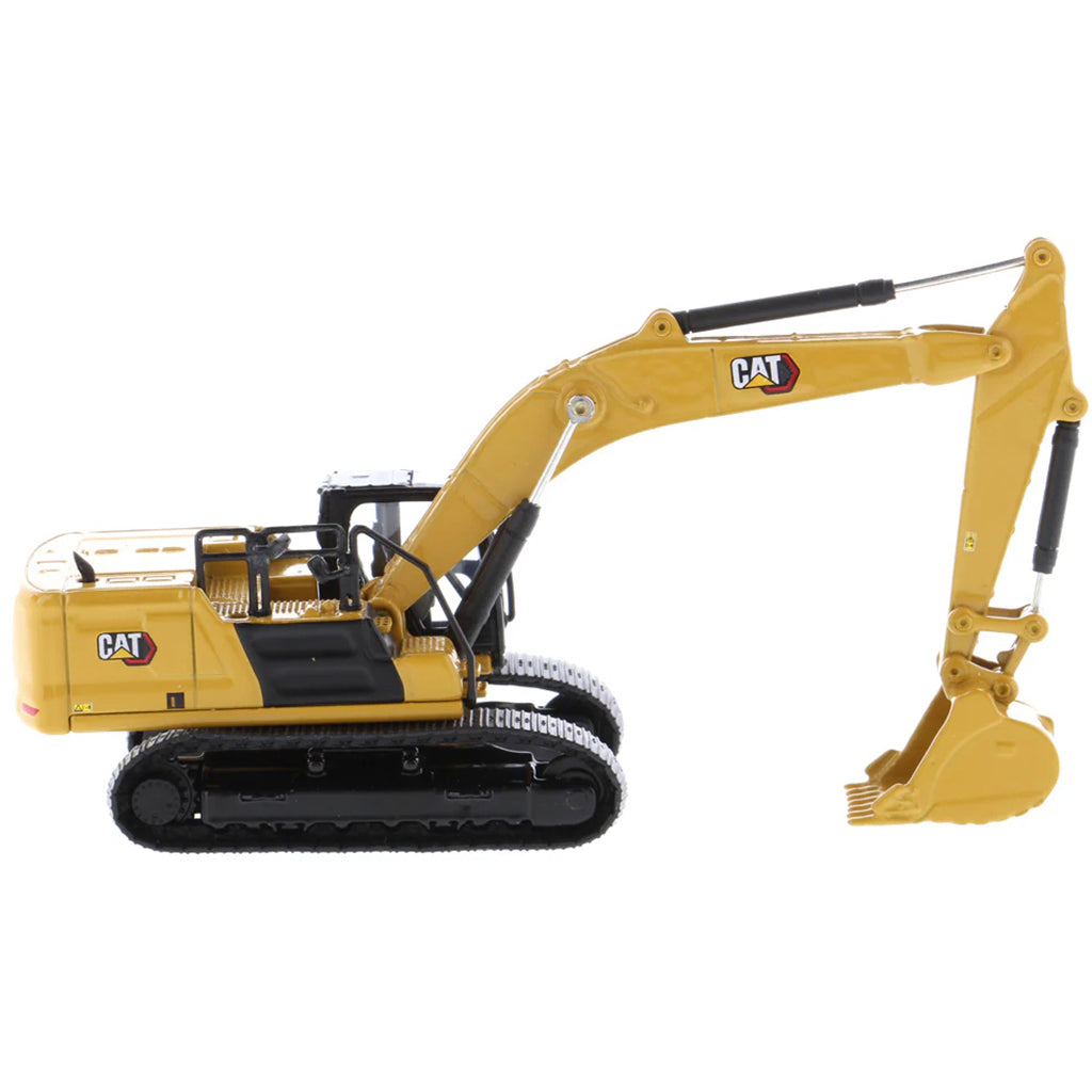 Model of a Caterpillar 336 Hydraulic Excavator on a White Background