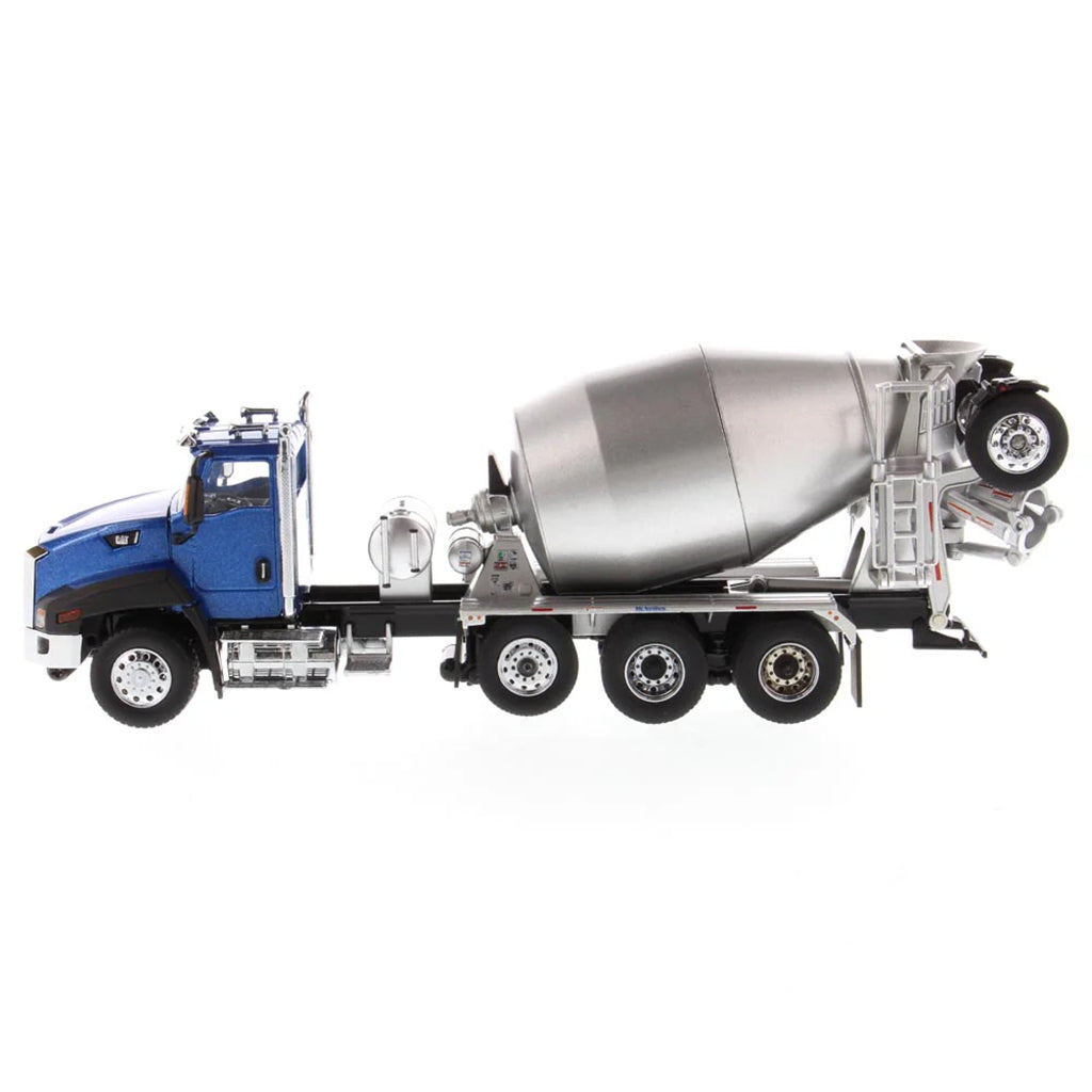 Caterpillar CT660 Concrete Ready-Mix Truck with McNeilus Bridgemaster Concrete Mixer Body (Blue/Gray)