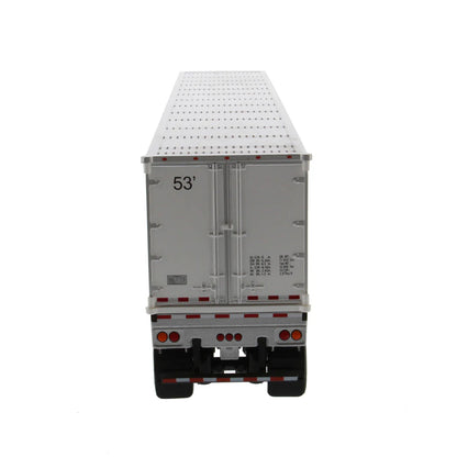 Model of a Caterpillar CT660 On-Highway Truck w/Dry Van Trailer "CAT Wheel Loader Mural" on a White background