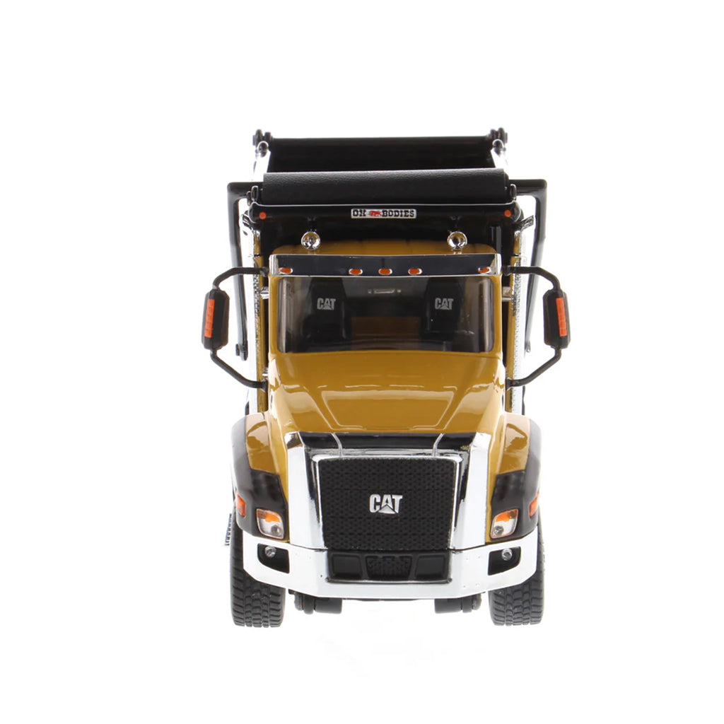Model of a Caterpillar truck on a white background