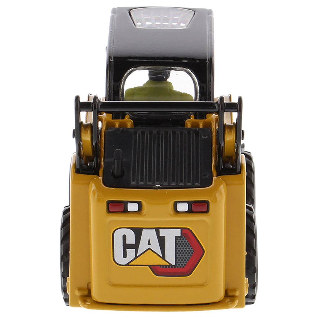 Model of a Caterpillar 272D3 Skid Steer Loader on a White Background