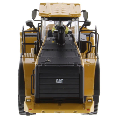 Model of a Caterpillar 966GC Wheel Loader on a White Background 