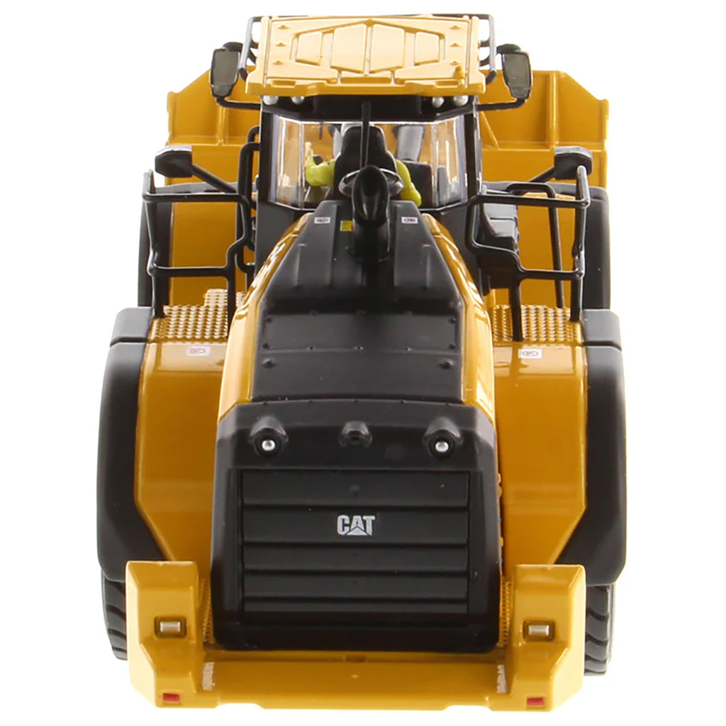 Model of a Caterpillar 982 XE Wheel Loader on a White Background