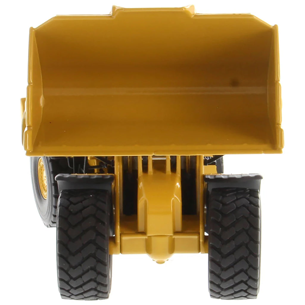 Model of a Caterpillar 982 XE Wheel Loader on a White Background