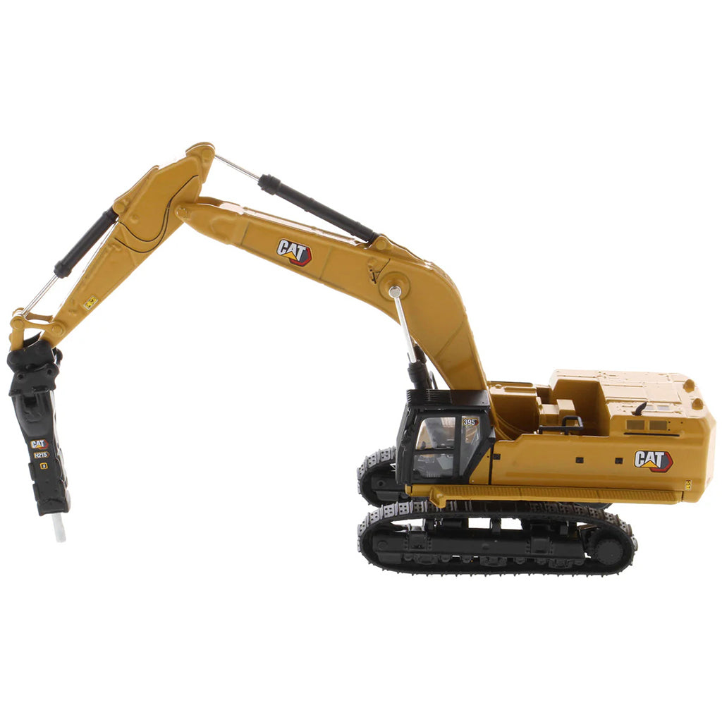 Model of a Caterpillar 395 Super Large Hydraulic Excavator (General Purpose Version) - Next Generation on a White Background