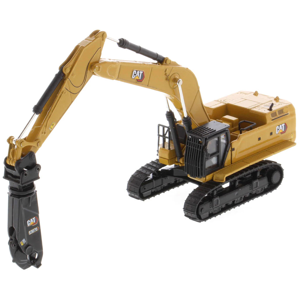 Model of a Caterpillar 395 Super Large Hydraulic Excavator (General Purpose Version) - Next Generation on a White Background