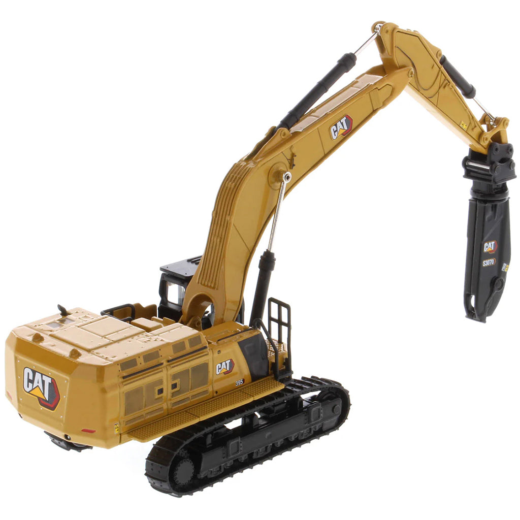 Model of a Caterpillar 395 Super Large Hydraulic Excavator (General Purpose Version) - Next Generation on a White Background