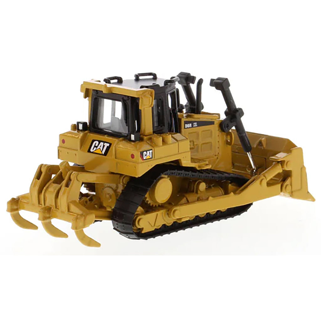 Model of a Caterpillar D6R Track-Type Dozer with Rear Ripper on a White Background