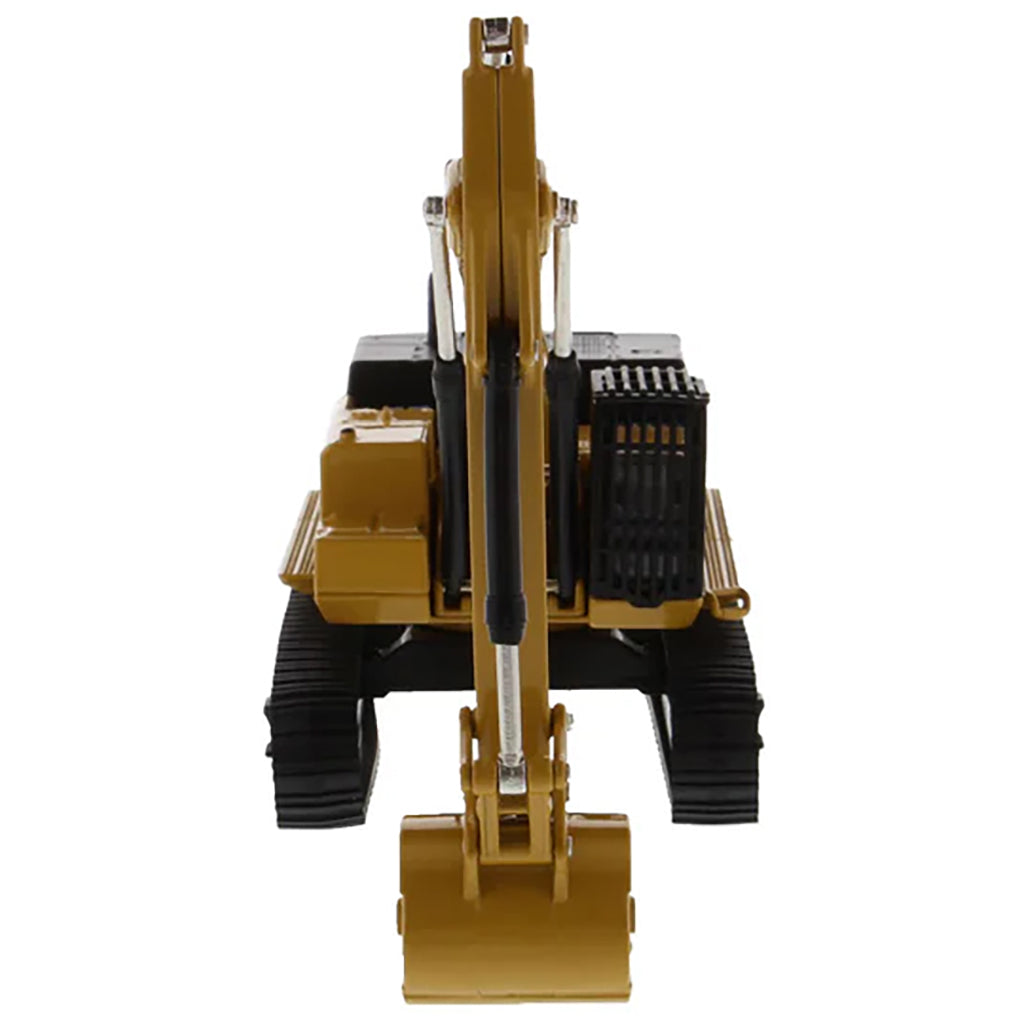 Model of a Caterpillar 385C L Hydraulic Excavator on a White Background