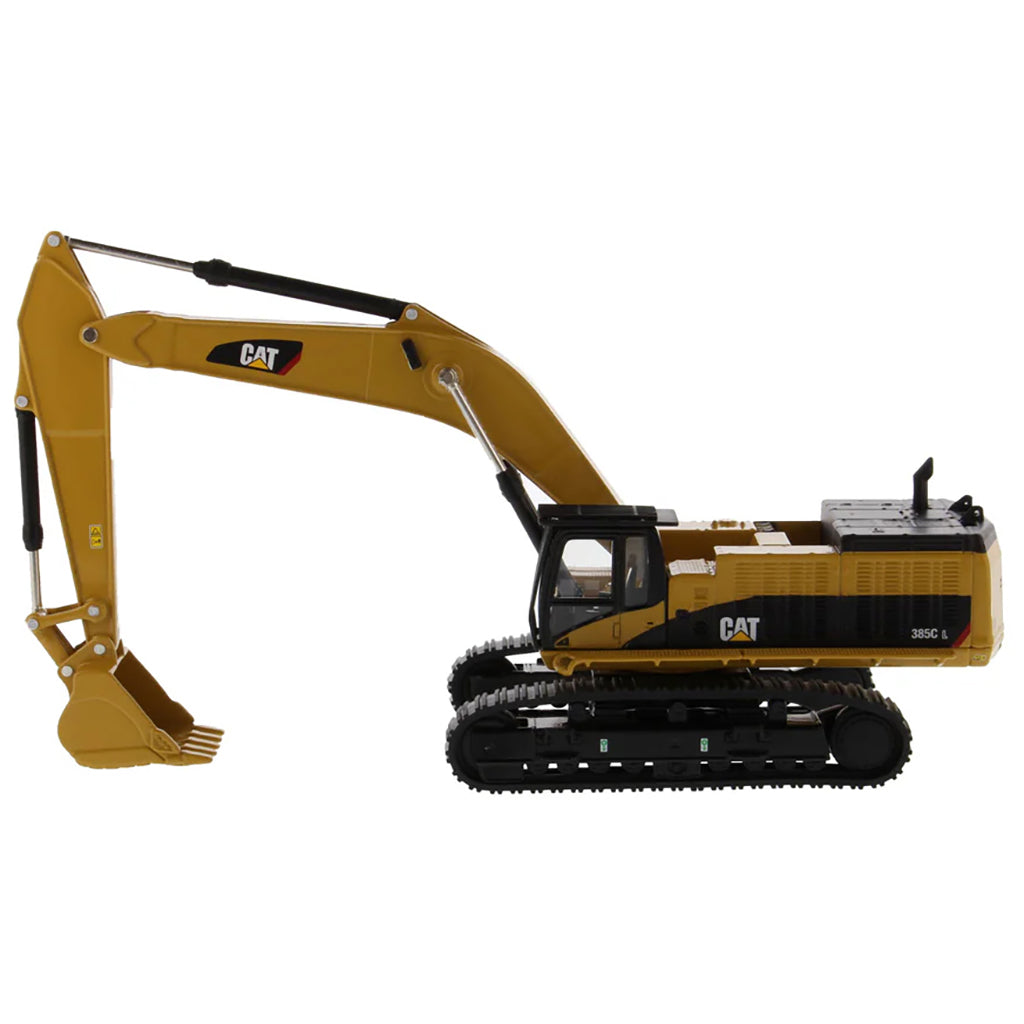 Model of a Caterpillar 385C L Hydraulic Excavator on a White Background