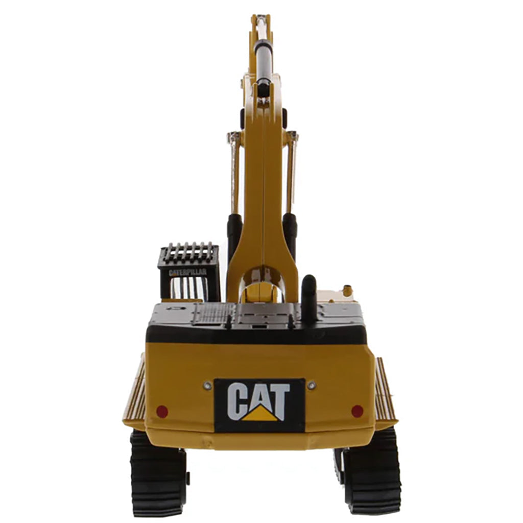 Model of a Caterpillar 385C L Hydraulic Excavator on a White Background