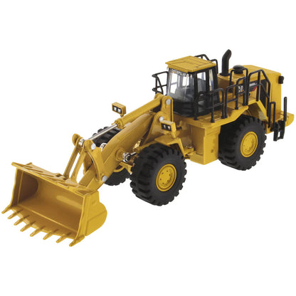 Model of a Caterpillar 988H Wheel Loader on a White Background
