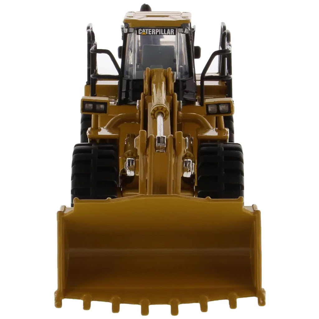Model of a Caterpillar 988H Wheel Loader on a White Background