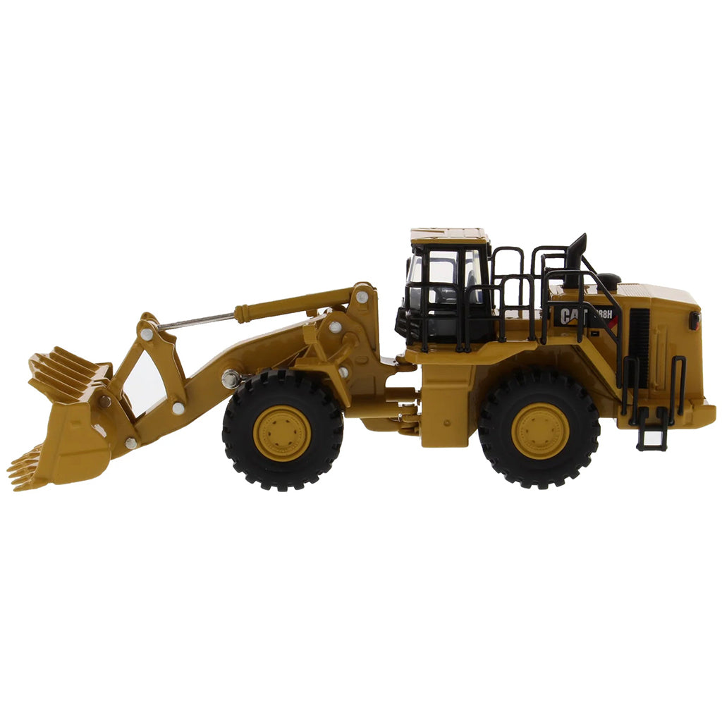 Model of a Caterpillar 988H Wheel Loader on a White Background