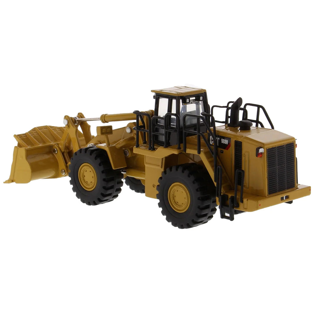 Model of a Caterpillar 988H Wheel Loader on a White Background
