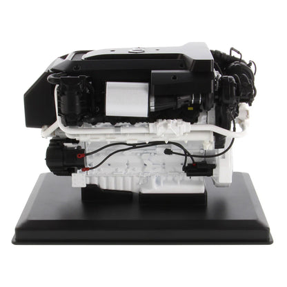 Model of a Caterpillar C32B Marine Diesel Engine on a white background