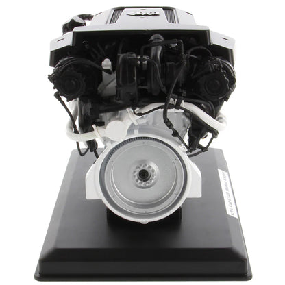 Model of a Caterpillar C32B Marine Diesel Engine on a white background